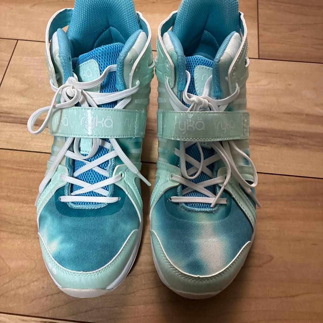 ryka 水色 ハイカット トレーニングシューズ
