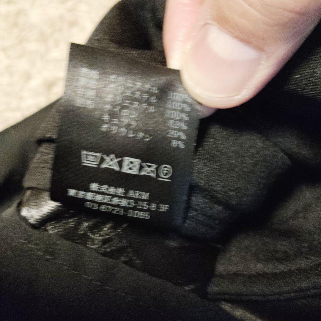 1PIU1UGUALE3 　GOLF 冬用ゴルフブラックパンツ　中綿ダウンパンツ