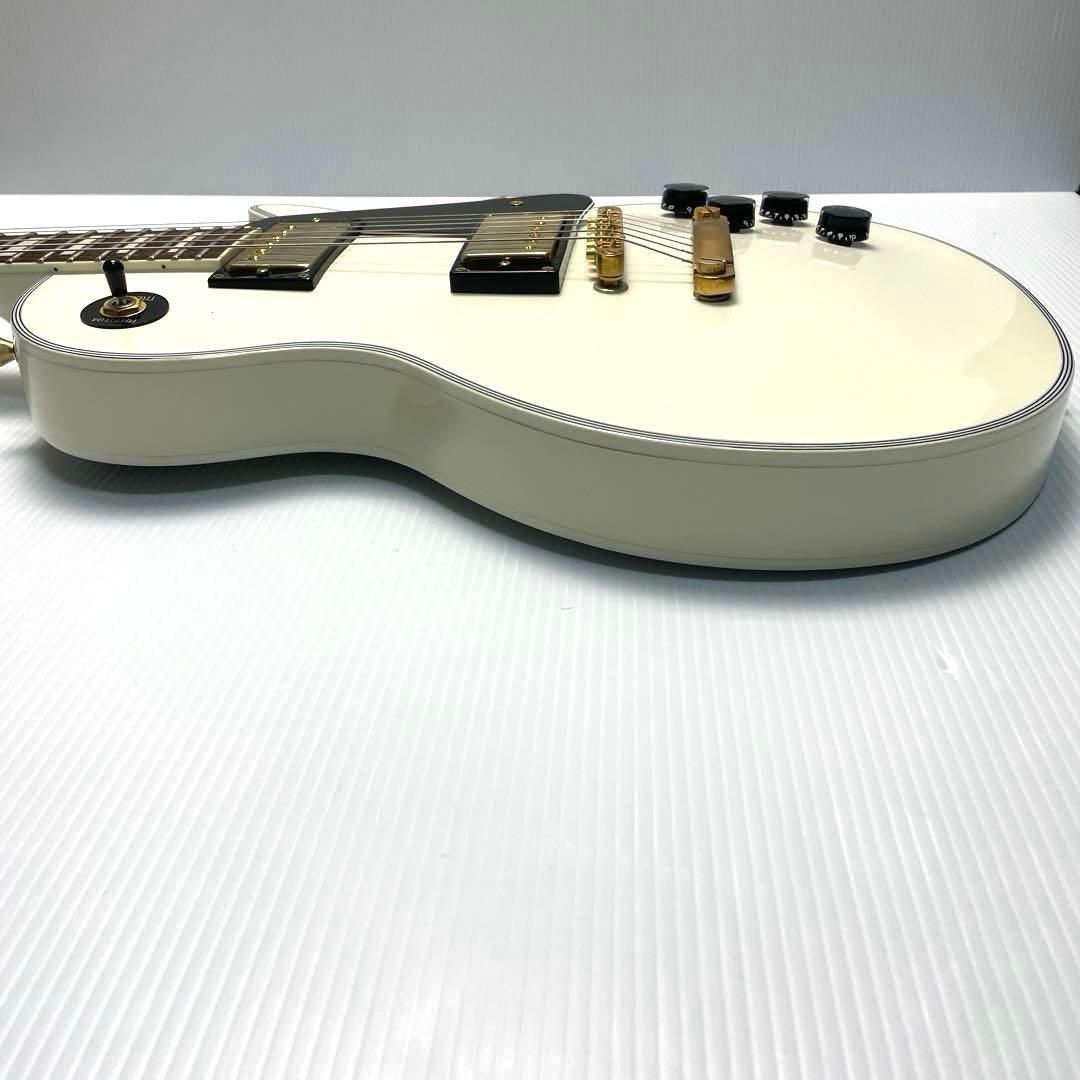 MaisonメイソンレスポールタイプエレキギターWhiteホワイトソフトケース付