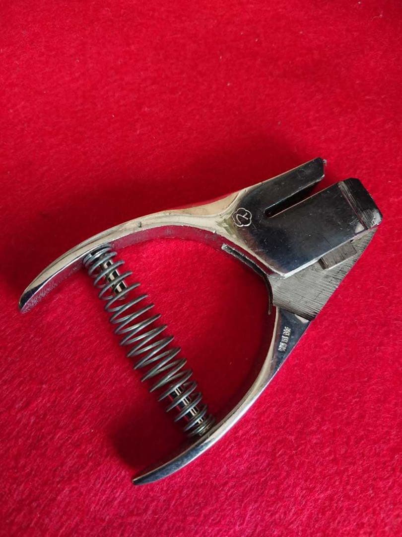 改札鋏 花柄 と 国鉄 昭和 レア コレクター コレクション 鉄道