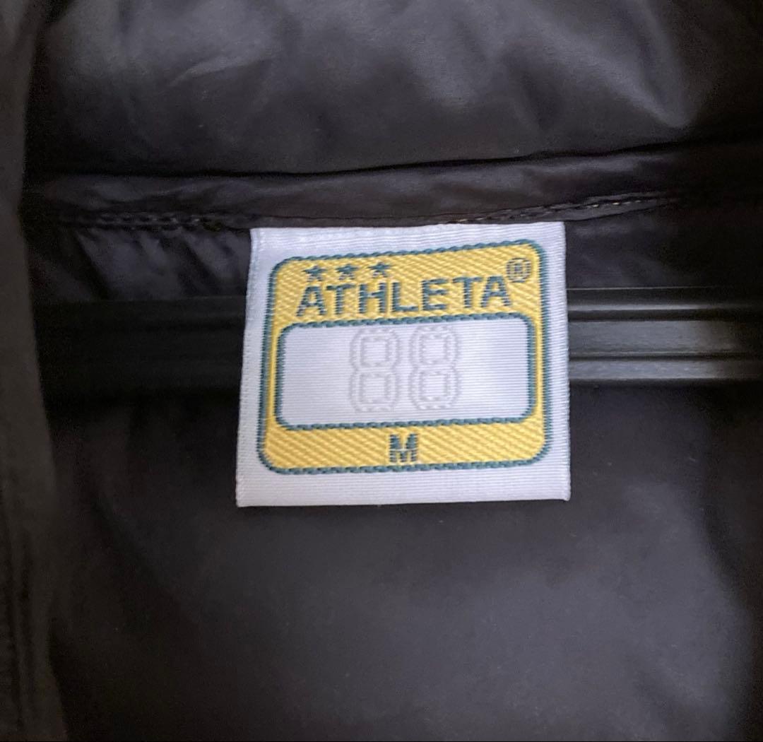 ダウンMサイズ　アスレタ 中綿　ATHLETA フード付きダウンジャケット