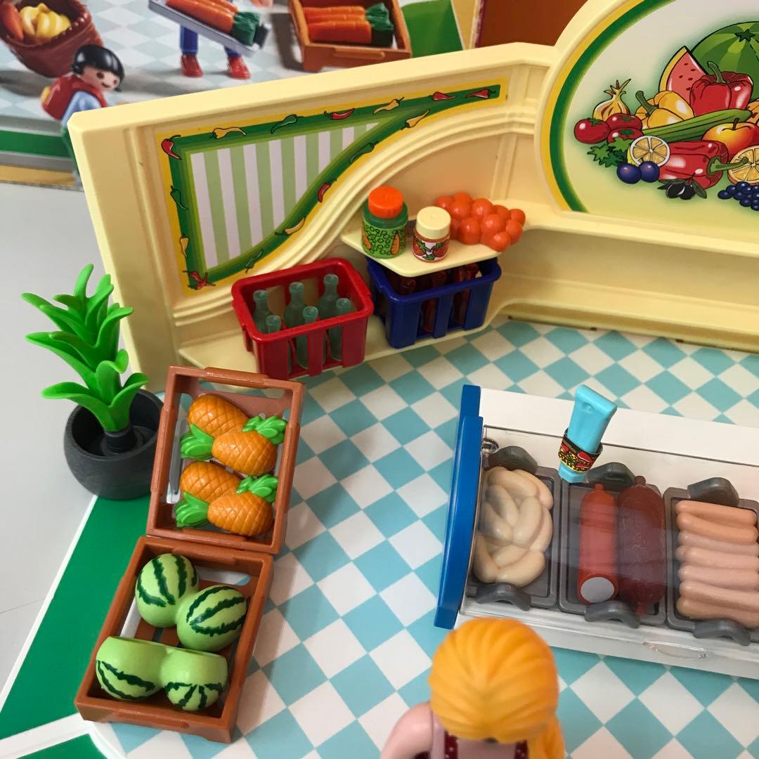 【絶版】Playmobil プレイモービル 食料品店 9403