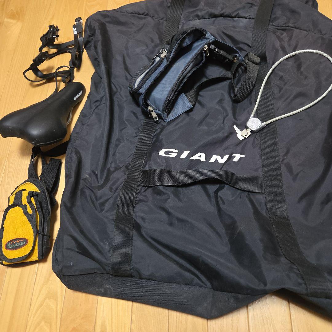 ジャイアントHalfway　(ハーフウェイ)　折りたたみ自転車　カラー赤レッド