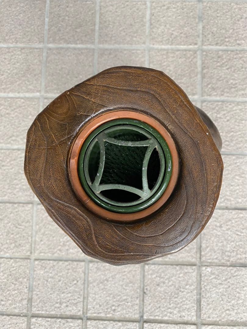 ヴィンテージ・天然木製.水盤.オブジェ! レア! 昭和レトロ! 未生流!