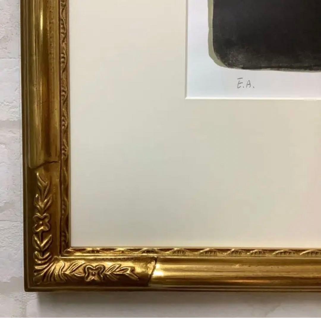 版画.小松崎 邦雄.リトグラフ.少女.絵画.額絵.美術品.インテリア.額縁