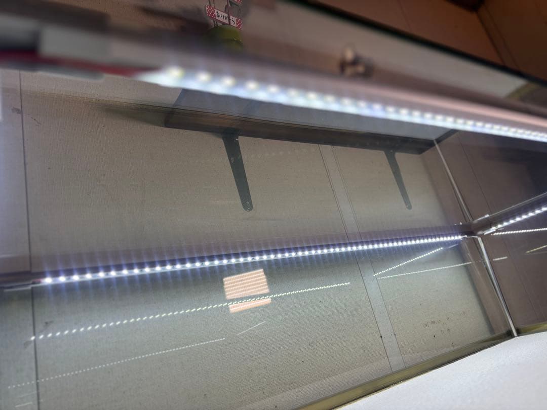 カウンター型LED照明&引き出し付きガラスジュエリーショーケース②