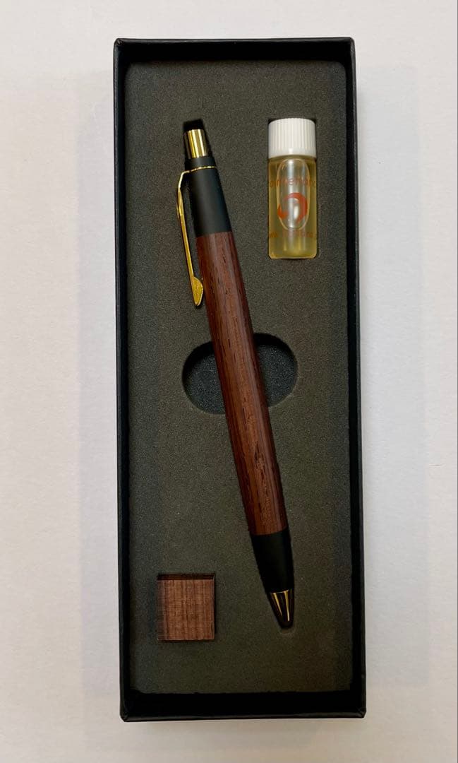野原工芸 紫檀 シタン ゴールド金具 シャーペン