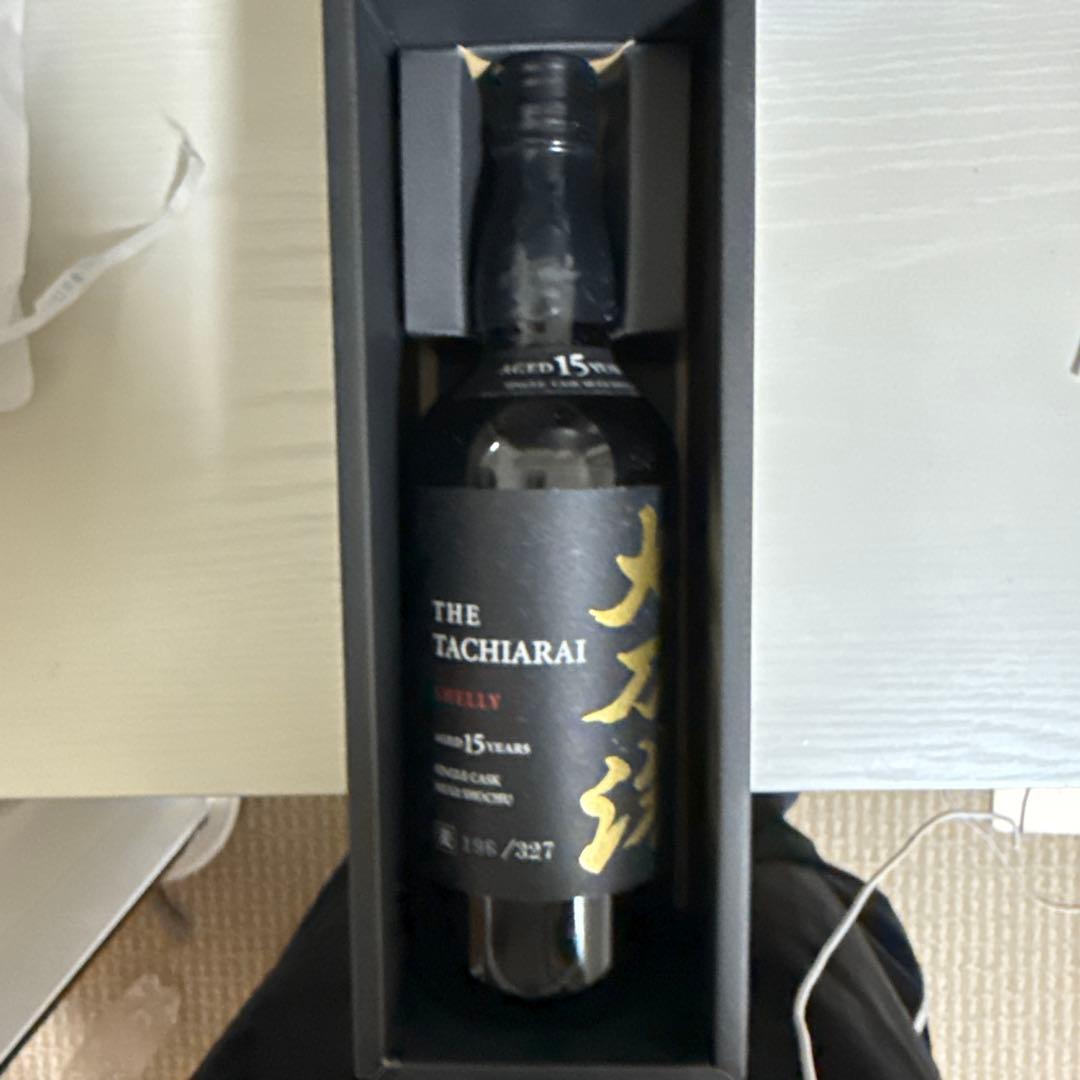 シリアルありTachiarai Shelly 15年 シングルカスク 720ml