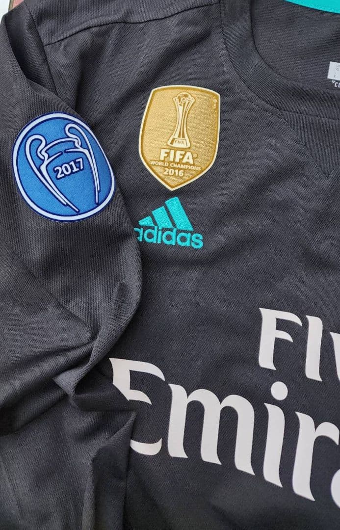 17-18 レアルマドリード　ロナウド　アディダスオフィシャル　長袖ユニフォーム