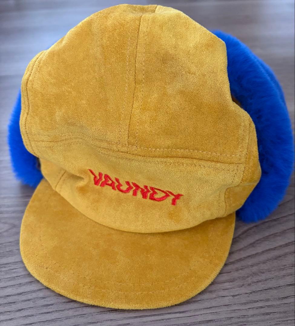 Vaundy ロゴフライトキャップ 【イエロー&ブルー】