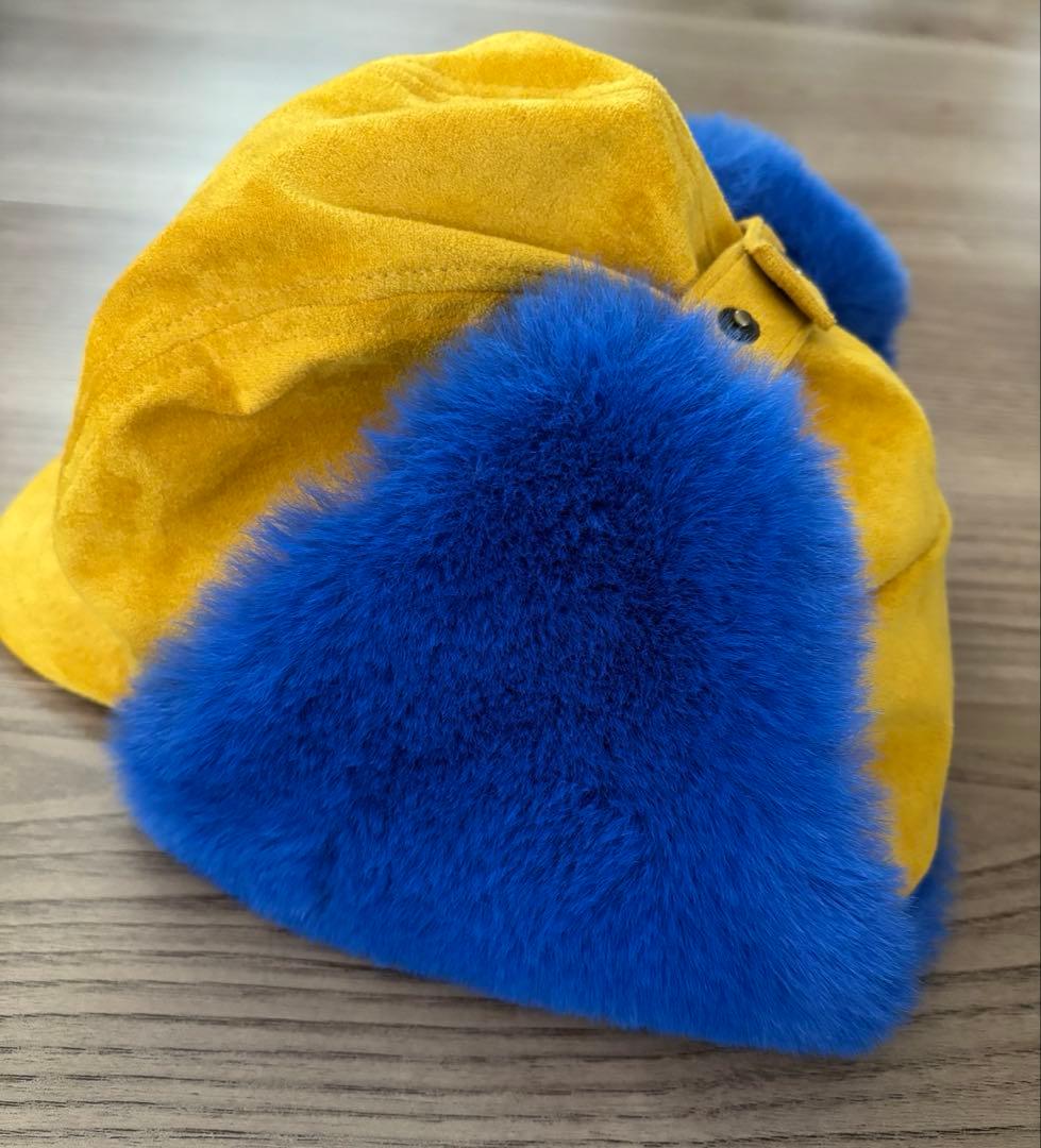 Vaundy ロゴフライトキャップ 【イエロー&ブルー】