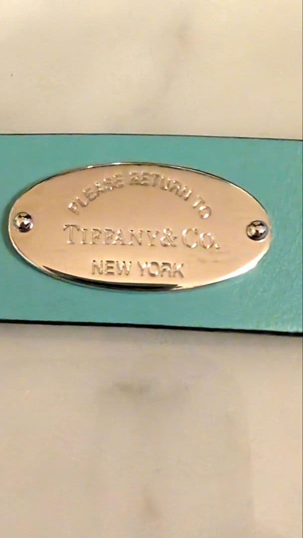 ■試着のみ 新品未使用 TIFFANY 首輪+リードセット Lサイズ 中〜大型犬