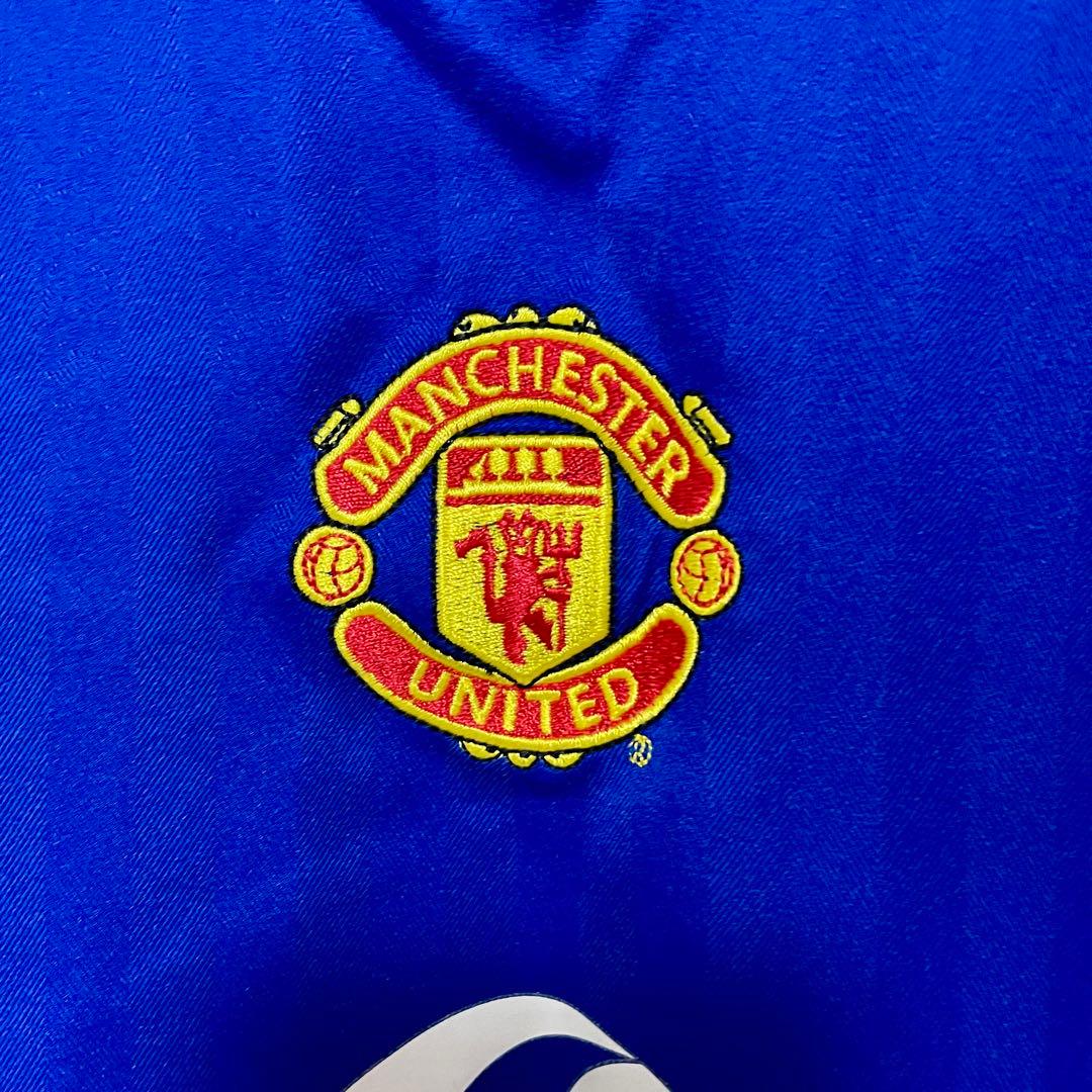 【正規品】マンU 05-06 アウェイ 青 XL ボーダフォン