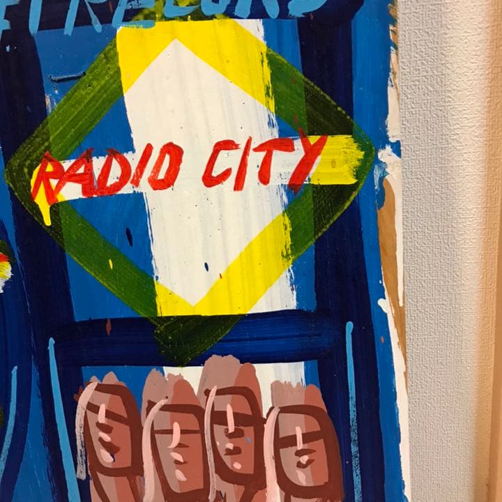 Steve Keene ペインティング BIG STAR