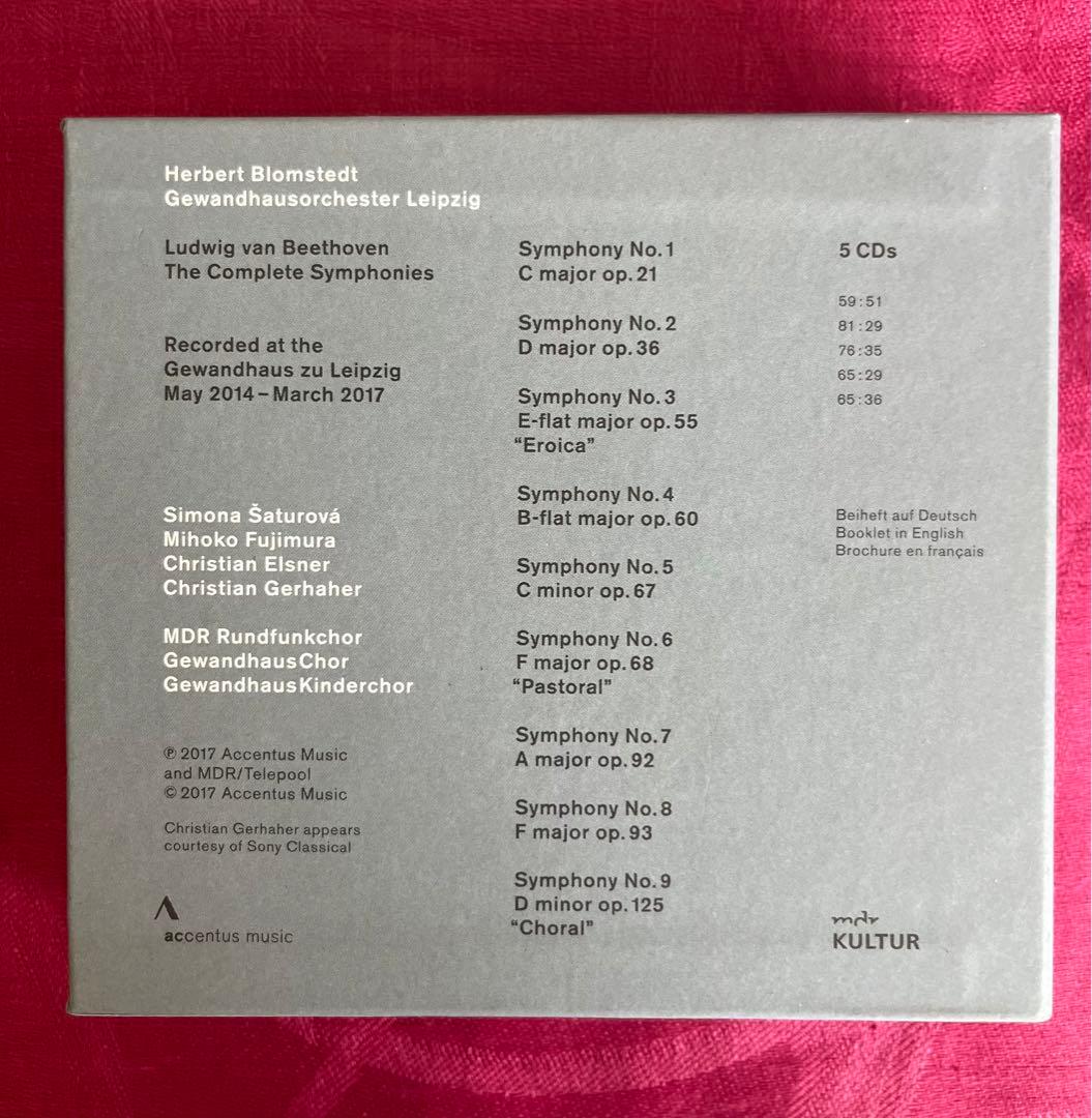 ベートーヴェン交響曲全集　ブロムシュテット/ゲヴァントハウスo. 名盤