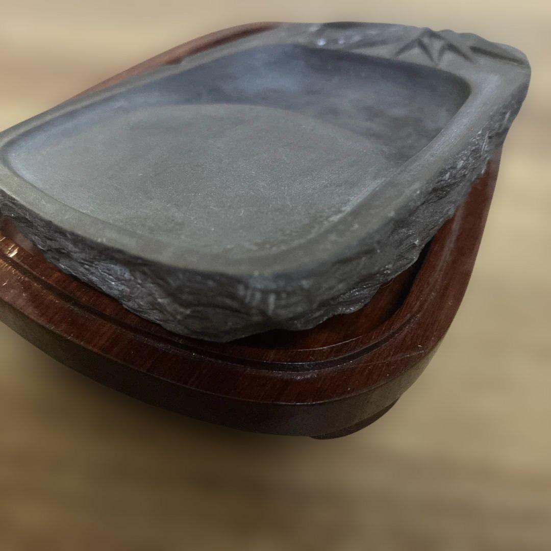 硯　中国端硯　石刻端硯 中国美術 龍 購入前コメントください