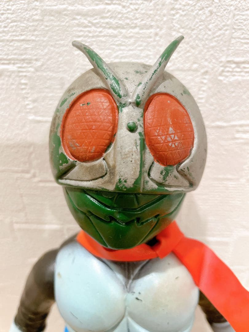 旧バンダイ　仮面ライダー　スタンダードソフビ　ポピー　当時物　面取れ　入手困難