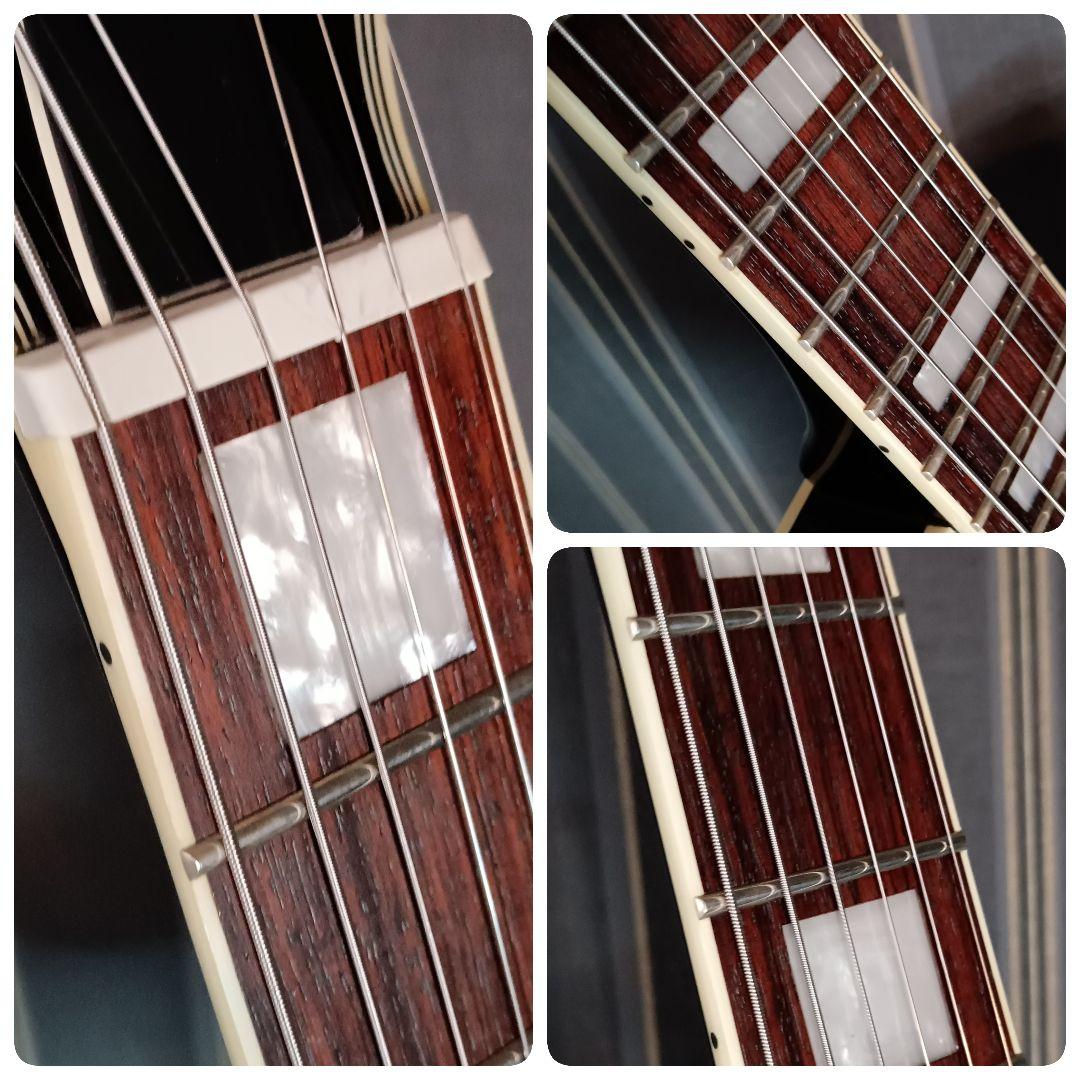 美品 GrassRoots/グラスルーツ レスポールカスタム ブラック ケース付