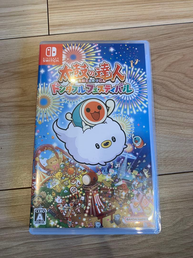 ニンテンドースイッチ　太鼓の達人&太鼓・バチセット