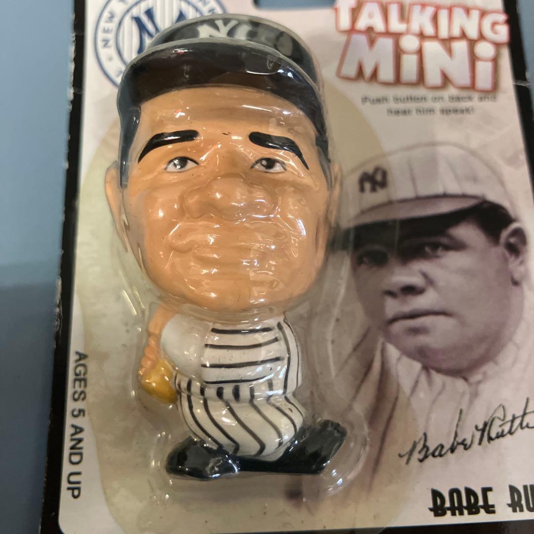 【未開封】NY ヤンキース　ベーブルース フィギュア キーホルダー　MLB