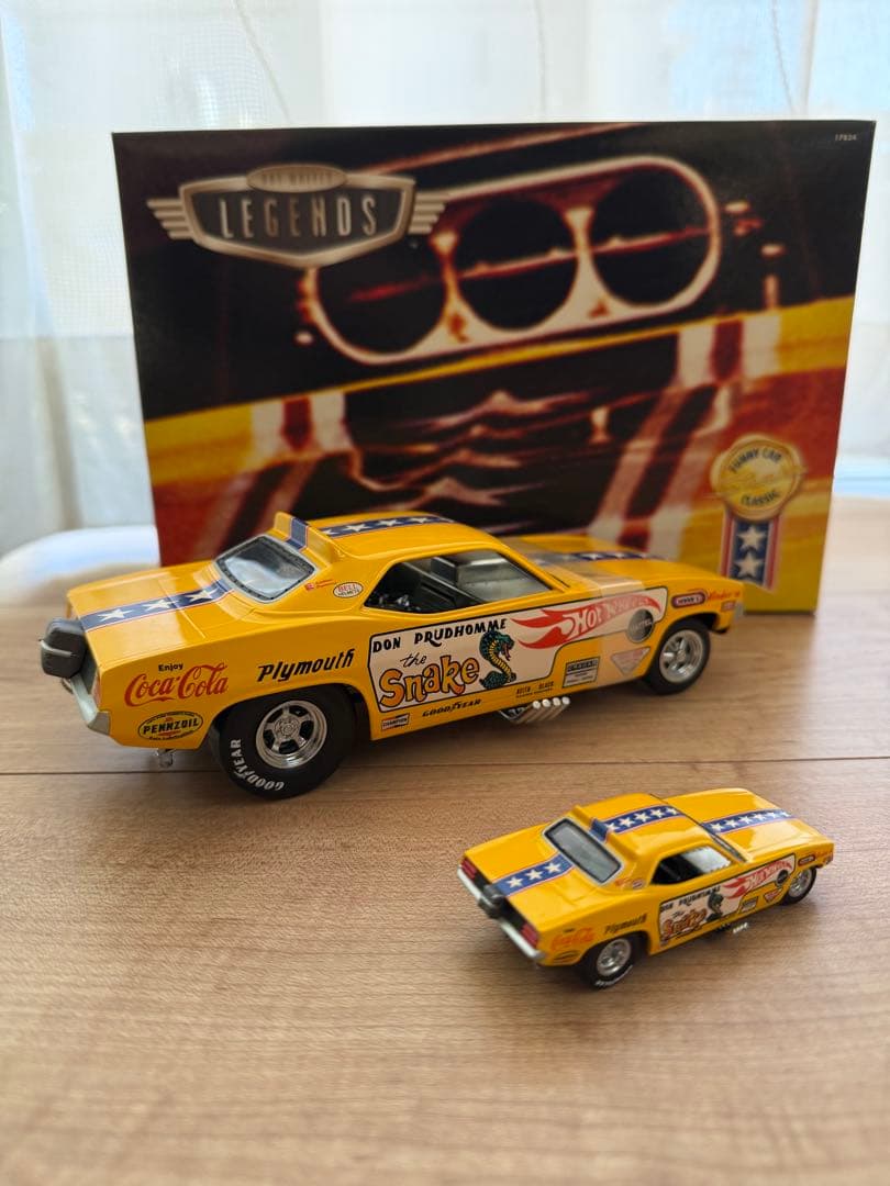 ホットウィール スネーク　ファニーカー　セット　レジェンド　希少