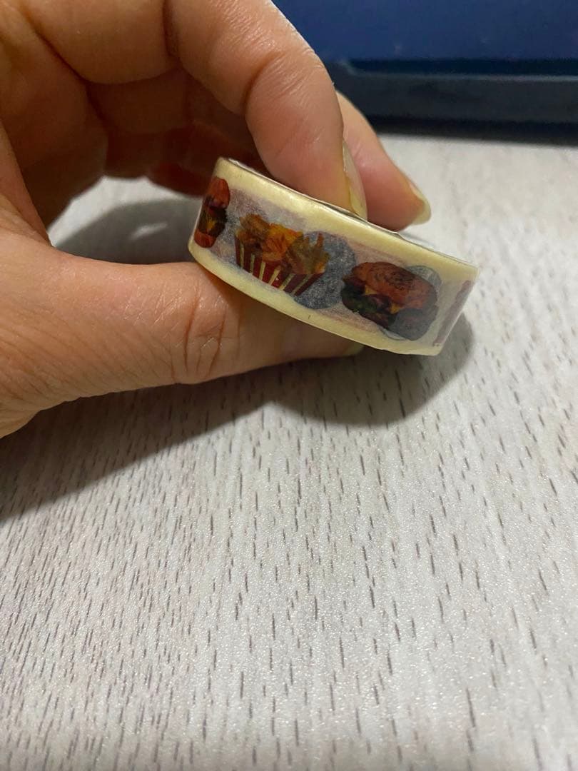 マスキングテープ　アメリカン　フード　ハンバーガー　パストラミサンド　フード柄