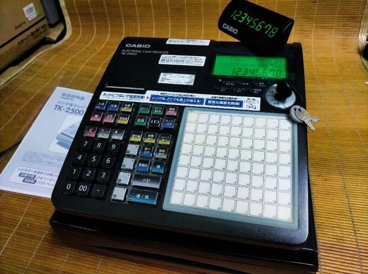 カシオレジスター　TK-2500　設定無料　72タッチ3面　615400