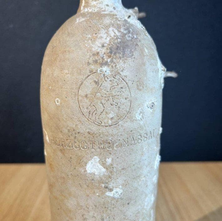 S8020　年代物　ナッソー　陶器　ボトル　1800年代〜1900年代