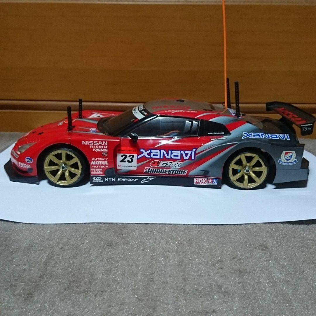 ★送料込 OP多数 タミヤ GT-R TT-01 メカ付 走行少なめ 動作確認済