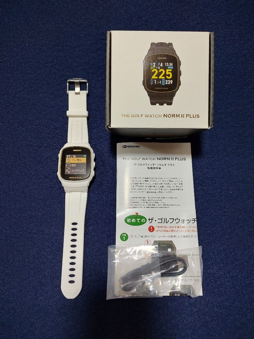 GREENON （グリーンオン）ザ・ゴルフウォッチ ノルム２プラス ホワイト