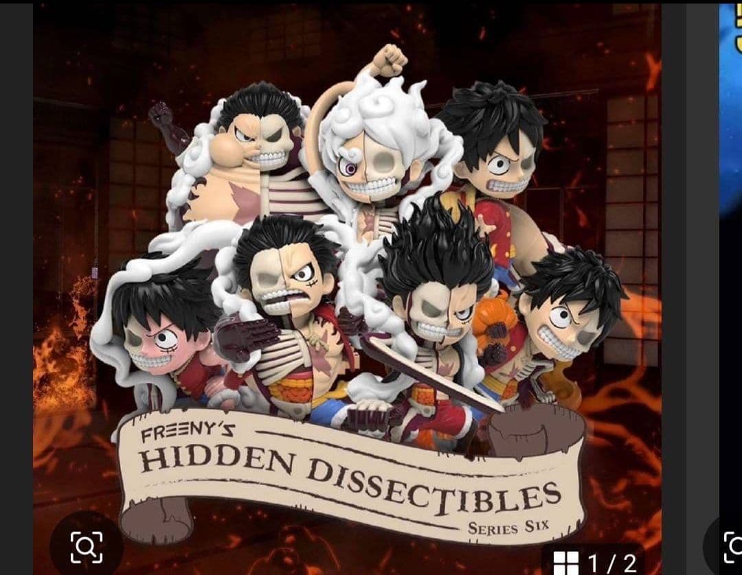 Mighty Jaxx ワンピース 未開封 シュリンク付き 6体セット入