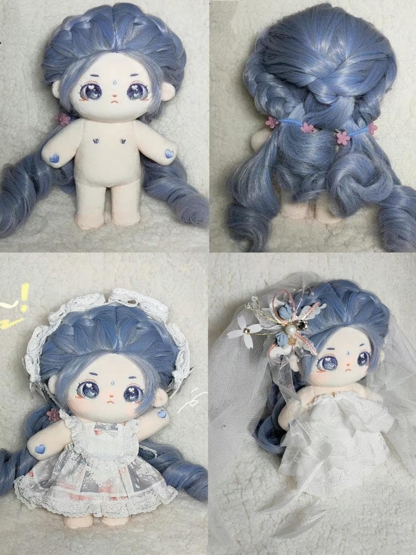 kiki中韓ぬいウィッグ　着せ替えぬいぐるみ　「ヘアアレンジ」参考説明