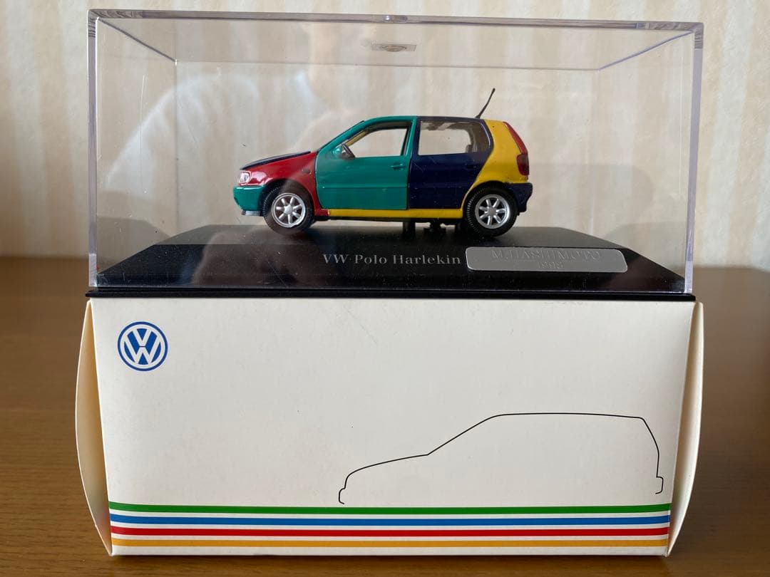 VW Polo Harlekin ミニカー ケース&箱付き