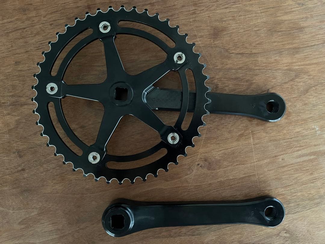 パーツ BLUE LUG RMC track crank set (all black)