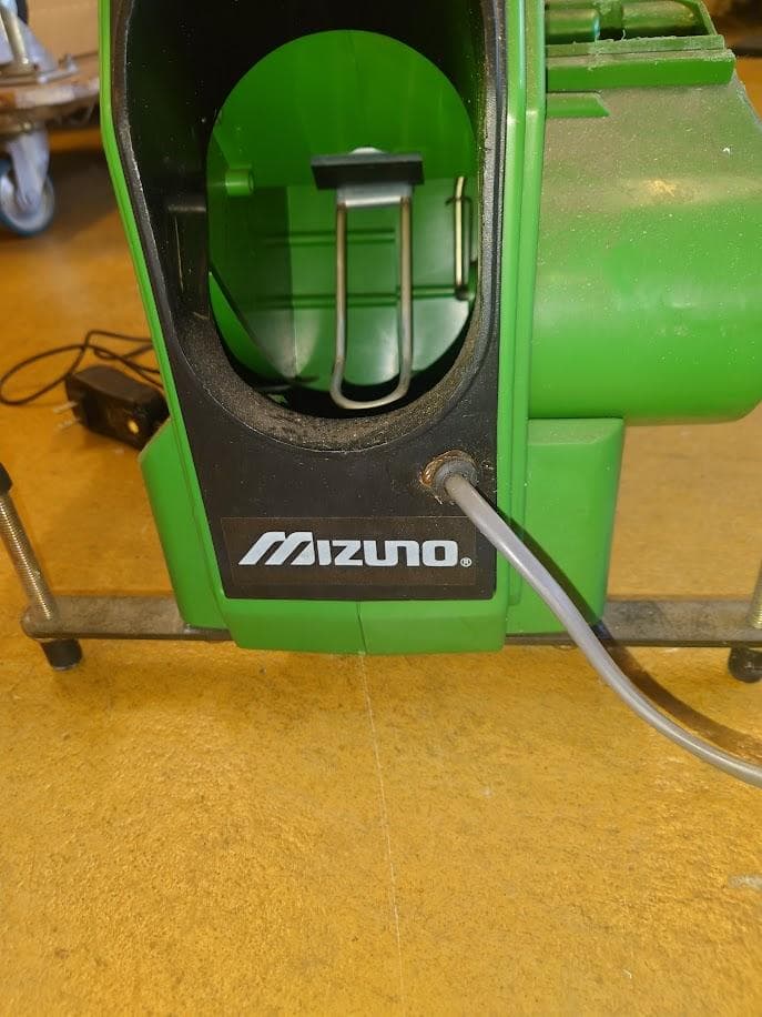 Mizuno トスマシン 緑色 レール付き