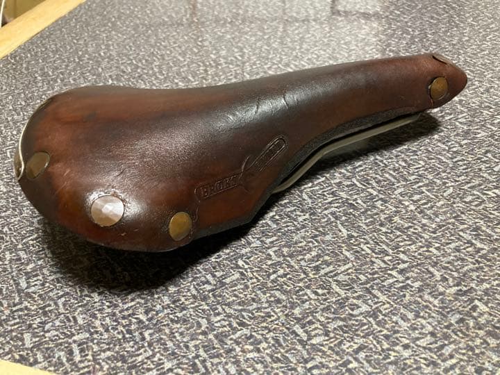 激レアBROOKS スイフト チタニウム チタンSWIFTビンテージ本革サドル