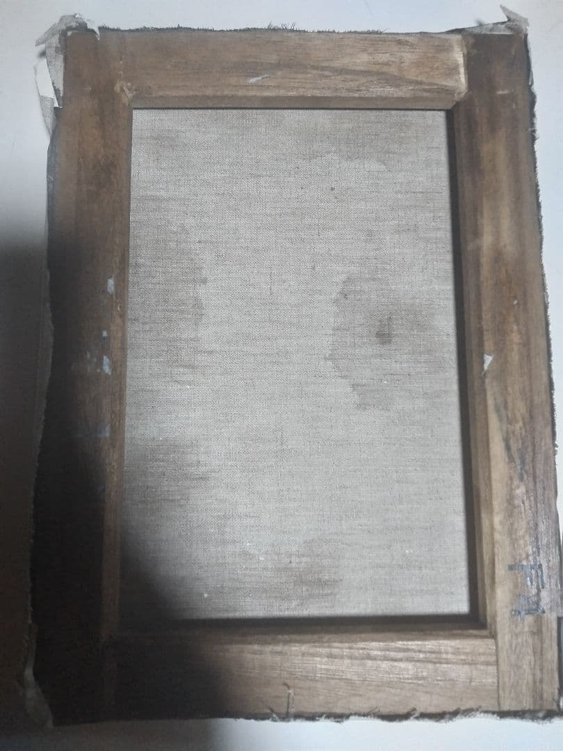 小磯良平、絵画、油彩４号、化粧する舞妓、高級額縁、肉筆、片岡珠子、宮永岳彦。