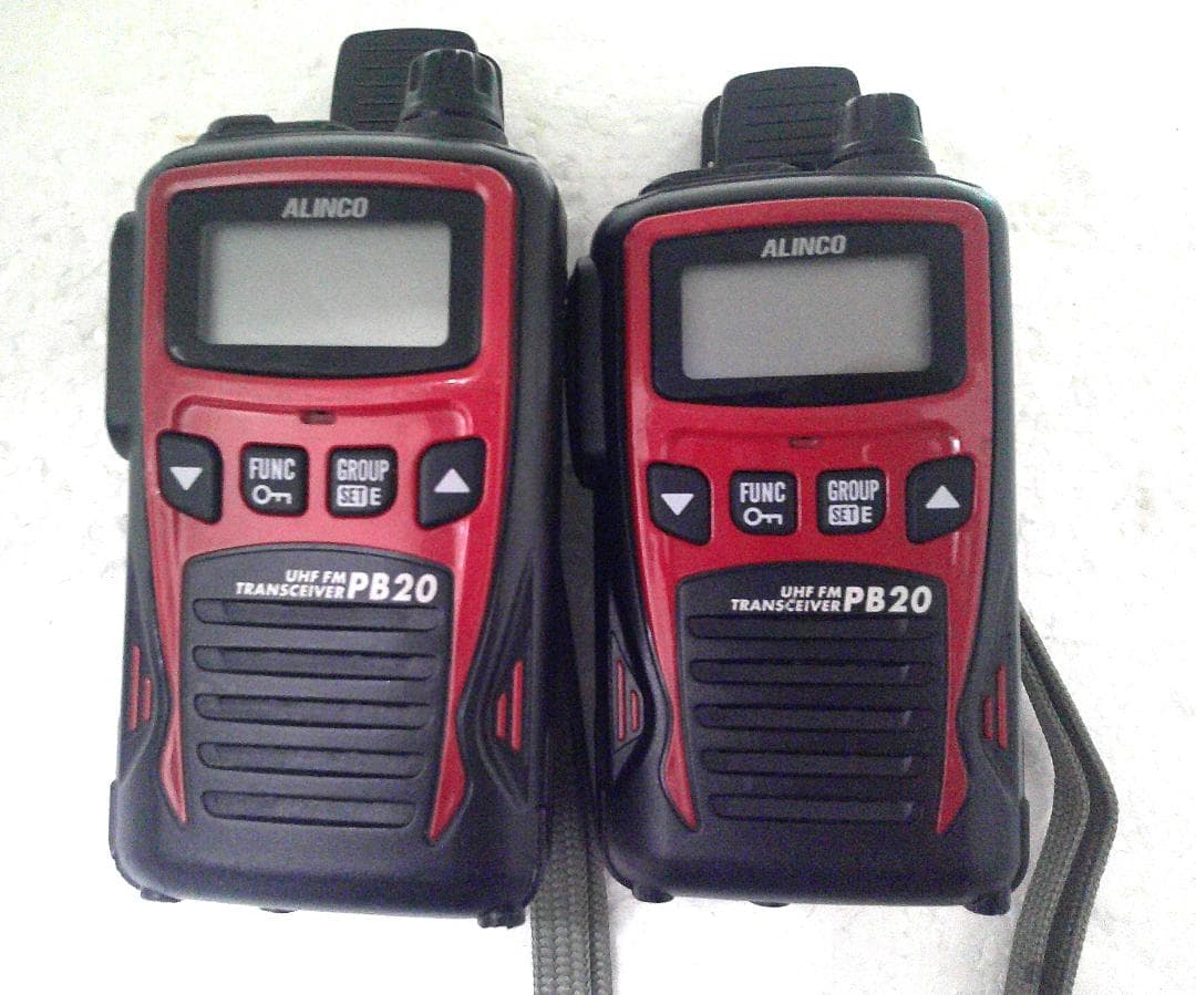 ★動作品 ALINCO アルインコ トランシーバー PB20 2台セット★