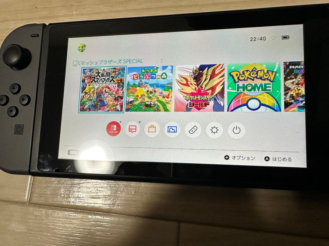 Nintendo switch 本体　グレー　ソフト　セット