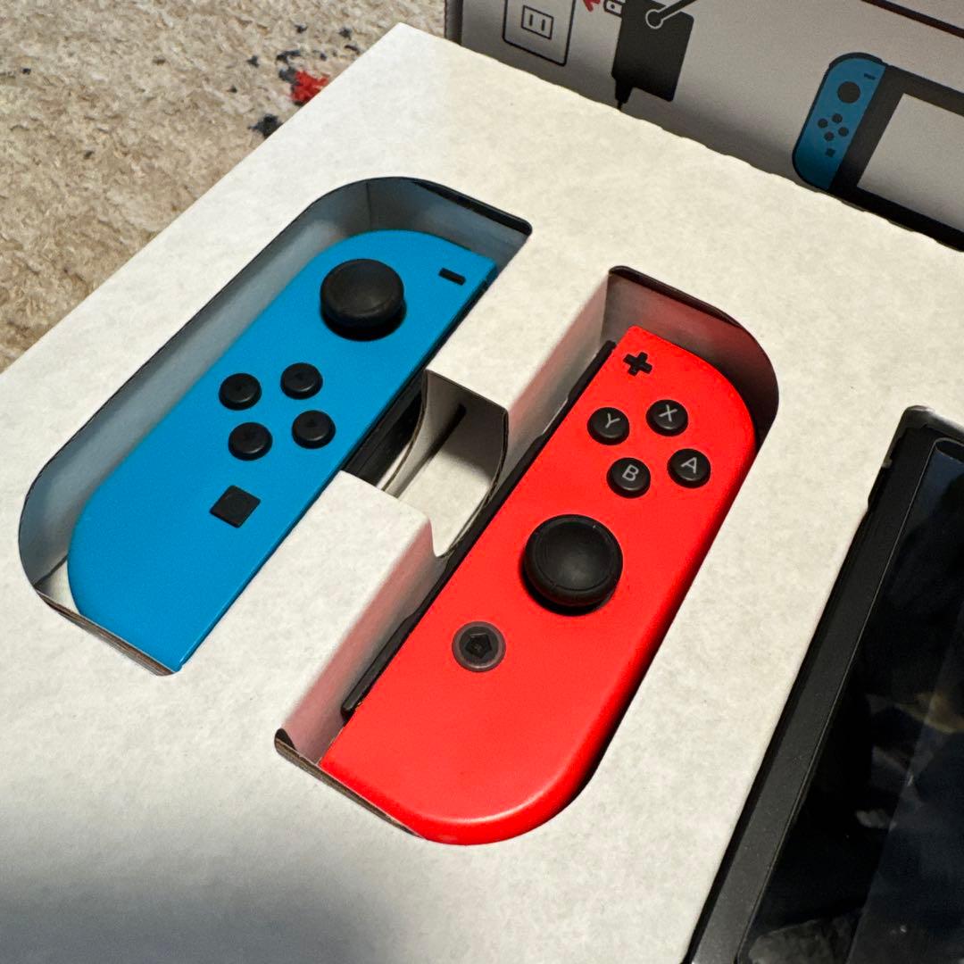 【純正プロコン付】Nintendo Switch 本体バッテリー強化版　動作良好