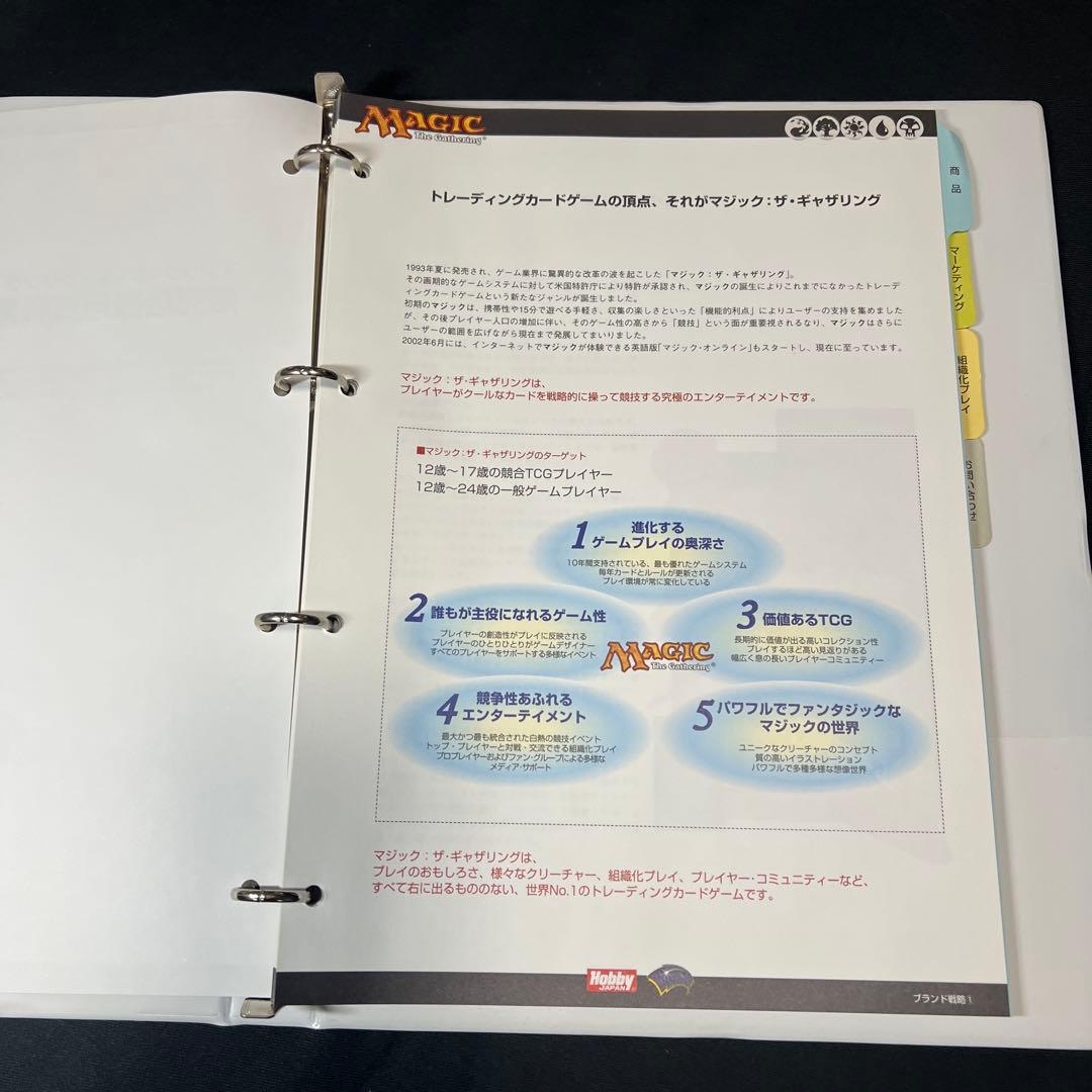 MTG 非売品10周年記念テーブルクロス、販売店用資料集、取扱店デモ.キット