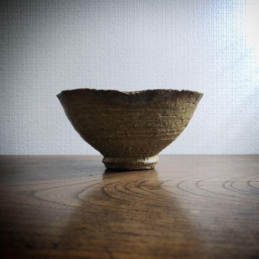 茶碗　抹茶椀　茶道具　茶器　銘　訳あり　欠け　緑　岩　鉢　丼