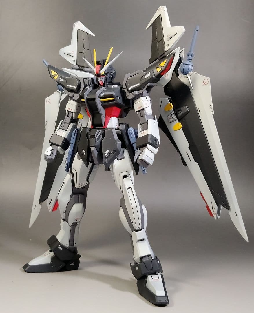 MG 1/100 ストライクノワールガンダム ミキシング 改修 全塗装 完成品