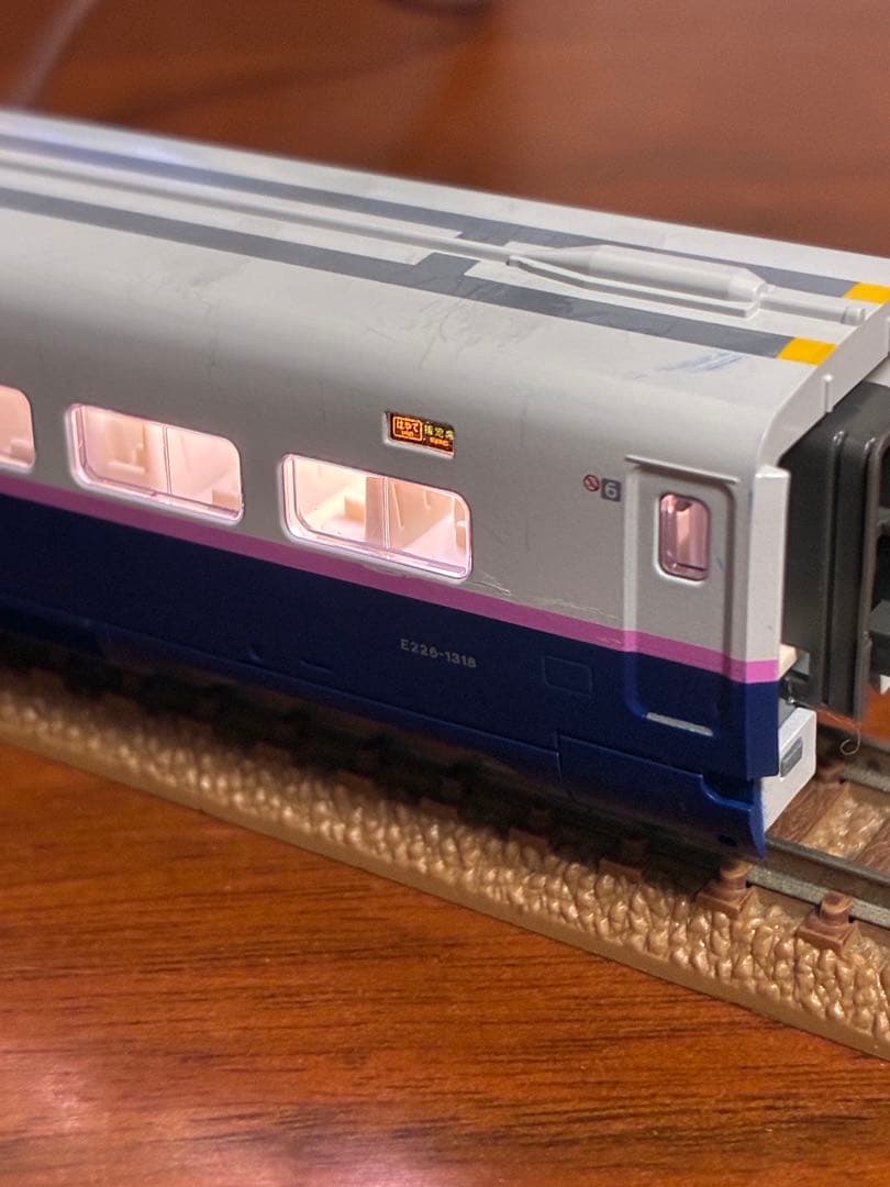 JRE2系東北新幹線10両　kato ライト室内灯点灯動力動作確認済