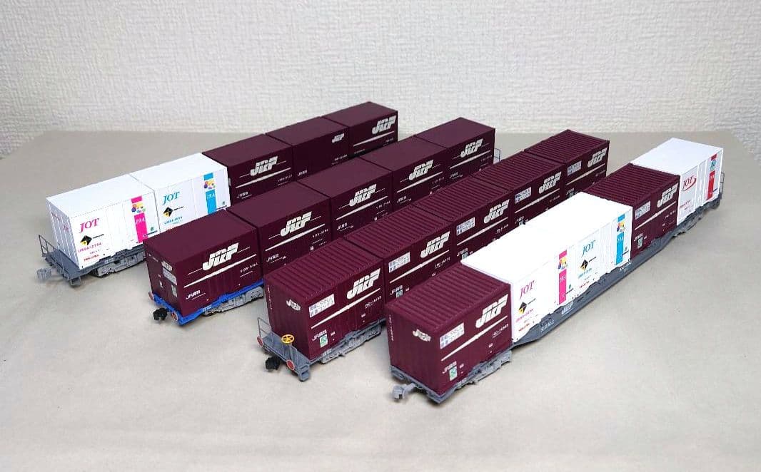 TOMIX HOゲージ JR貨車 コキ106・107形　4両セット　コンテナ付