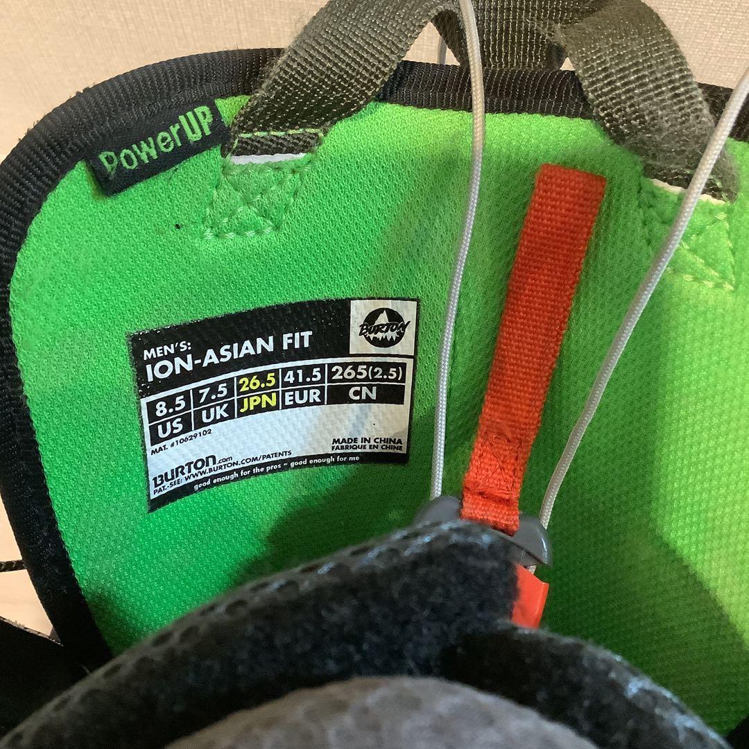 051バートンBURTON ION26.5cmメンズスノーボードカービングブーツ