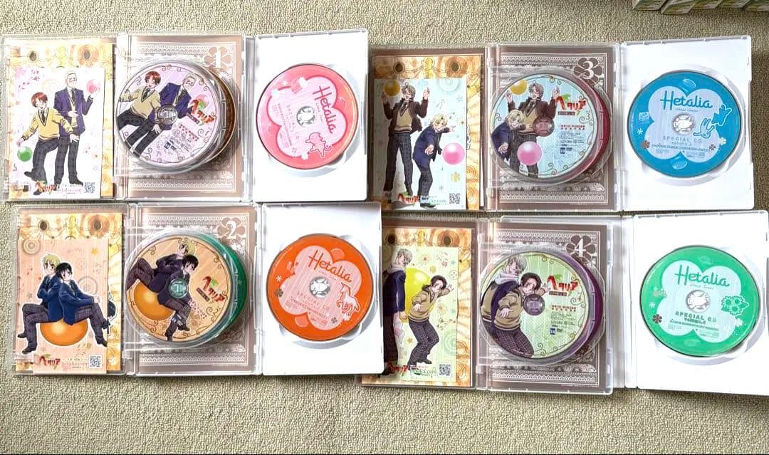ヘタリア　DVD アニメイト限定版セット