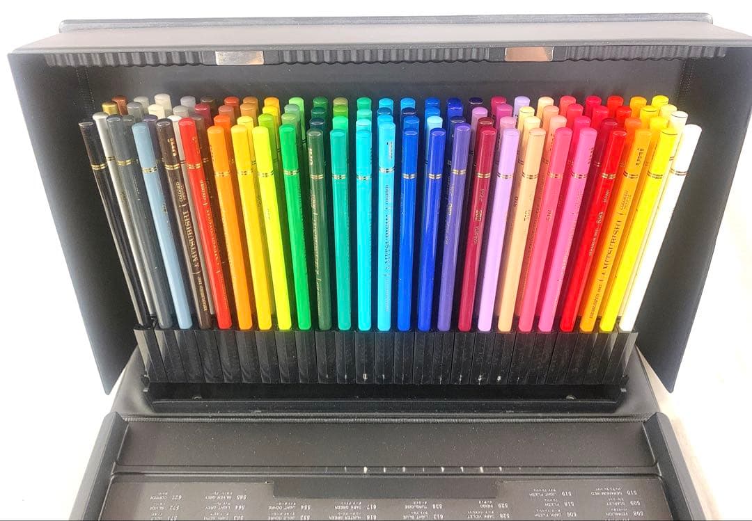 オリーブ出品　未使用 三菱鉛筆 100色 ユニカラー 箱付き Uni