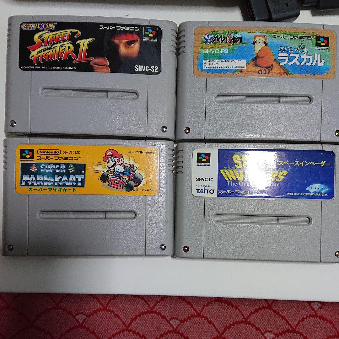 スーパーファミコン 本体とカセット