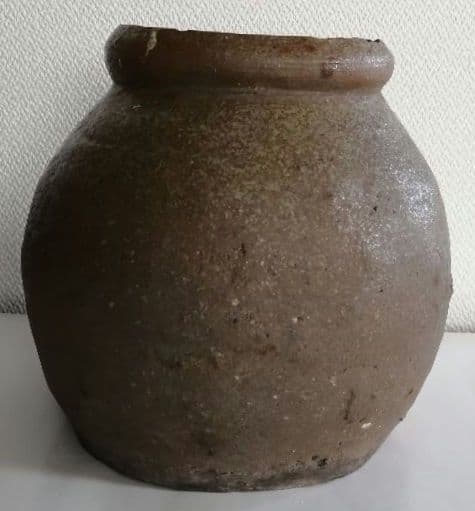 丹波焼　小壺